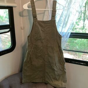 Like new canvas green Toad&Co jumper dress